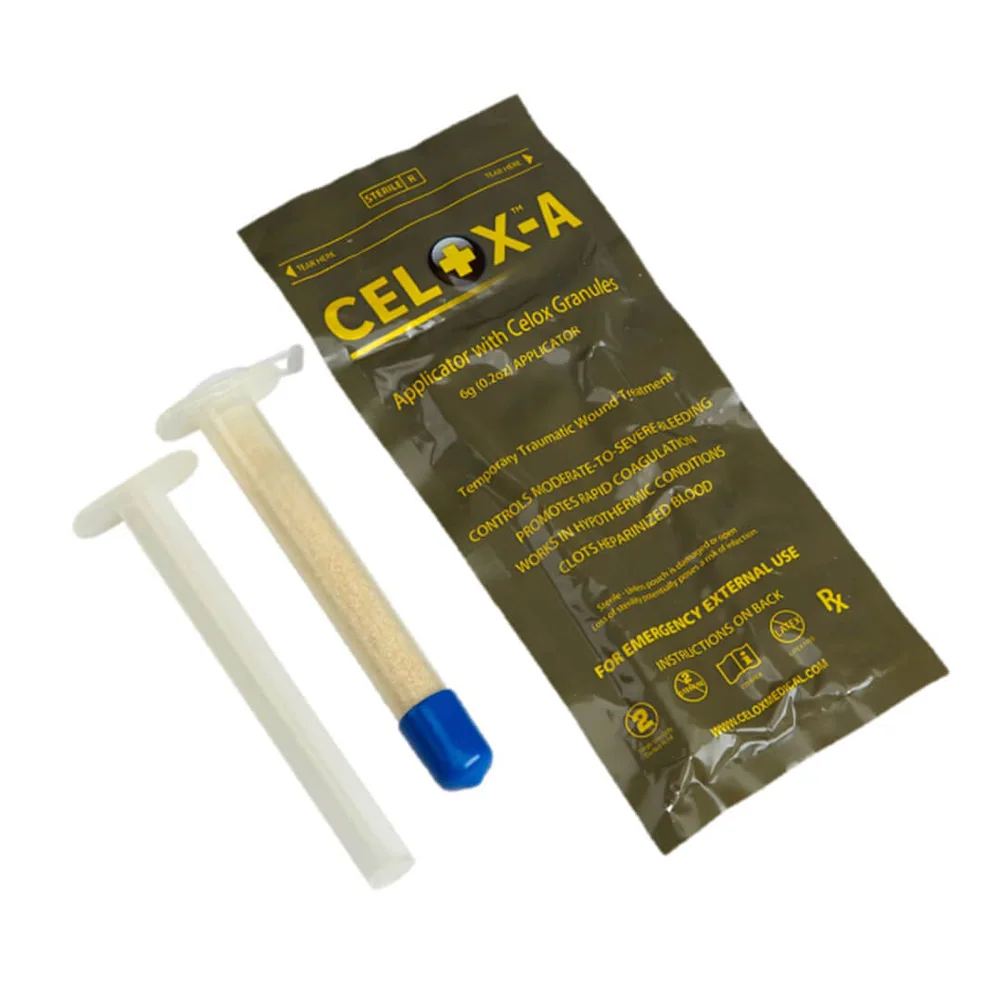 Celox-A granüllü hemostatik aplikatör